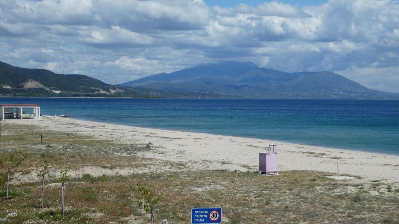 Greece Asprovalta Rooms Accomodation Apartment Hotel Petalo エクステリア 写真